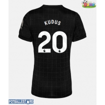 Tottenham Hotspur Mohammed Kudus #20 Bortedrakt Dame 2025-26 Kortermet